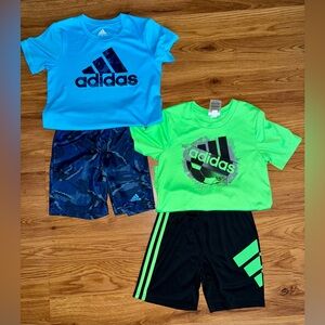 Two Adidas Youth Activewear Sets